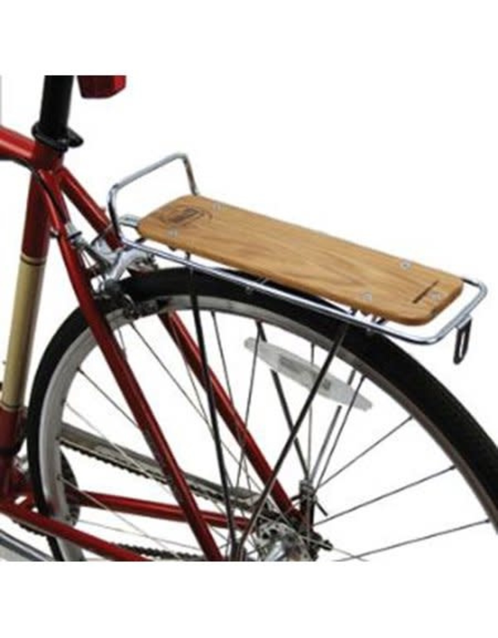 Wald Wald 215 Rear Rack with Wood Slat, Silver