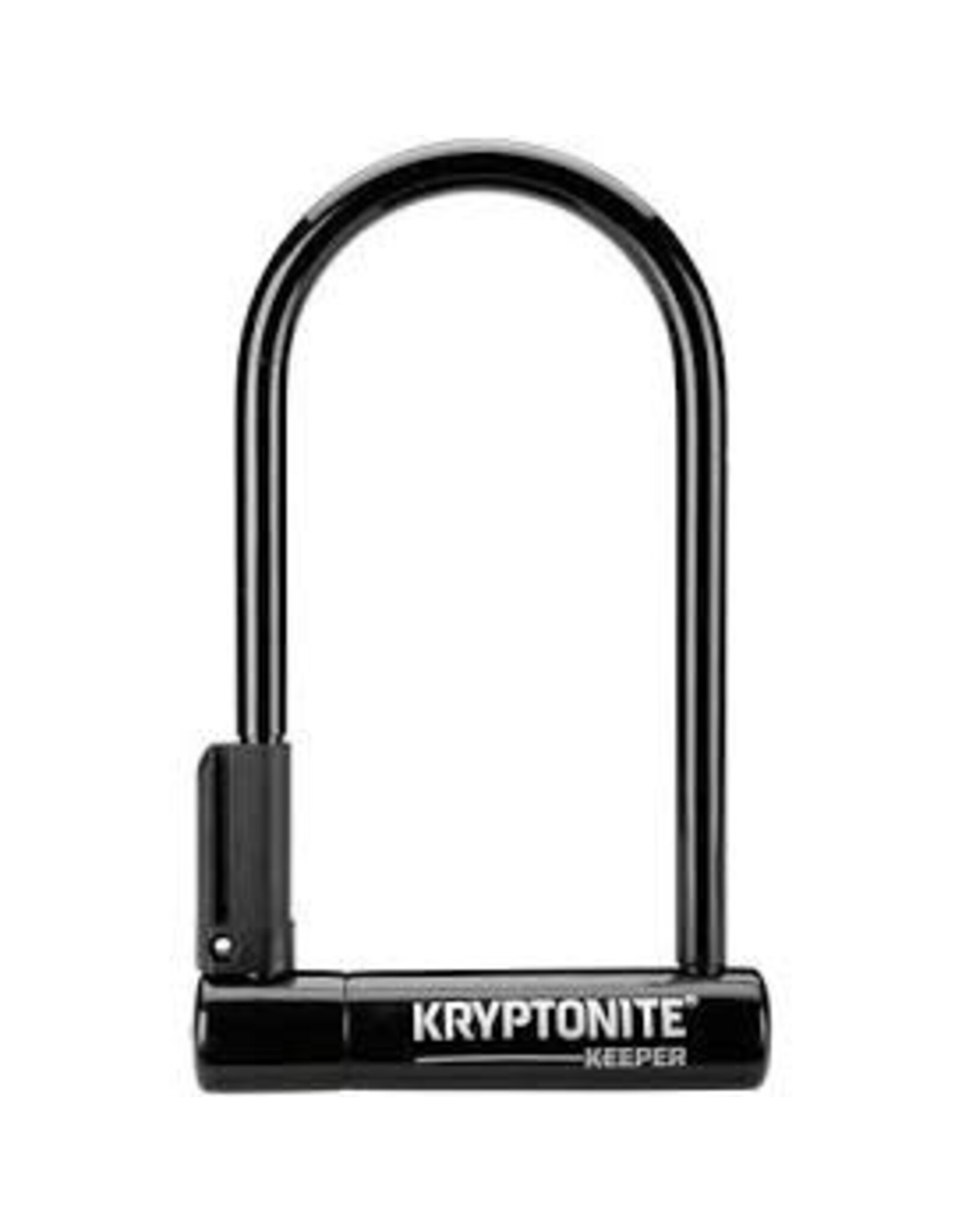 Kryptonite Kryptonite Keeper U-Lock - 4 x 8", Keyed, Black, Includes bracket