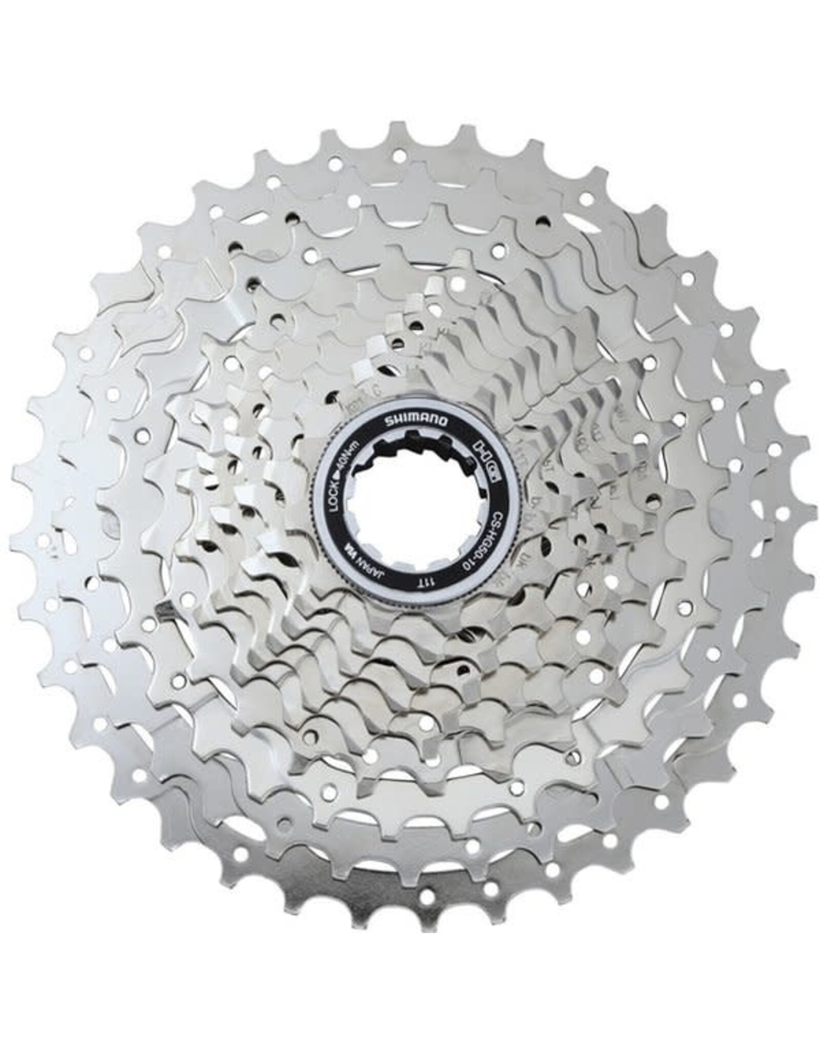 Shimano Shimano Deore M6000 CS-HG50 Cassette - 10 Speed, 11-36t, Silver, Nickel Plated