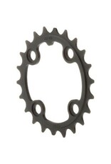 TruVativ TruVativ Trushift 22t 64mm BCD 8 and 9 Speed and 2x10 Chainring Black Alloy