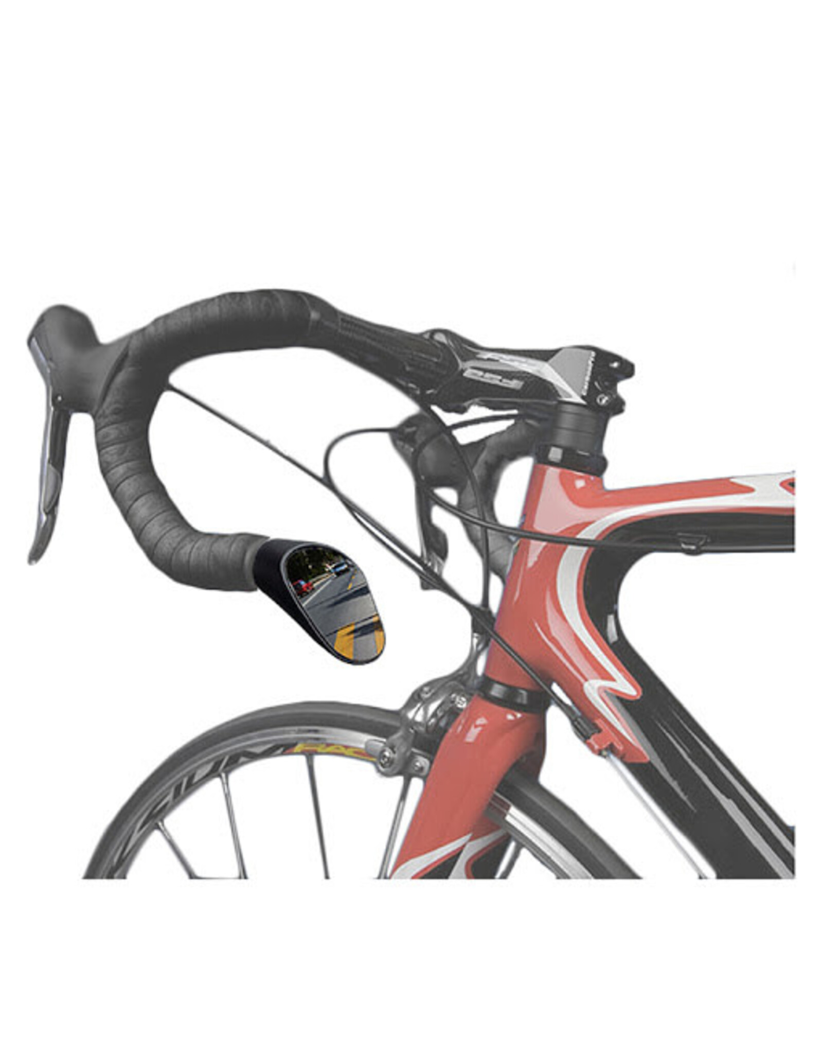 Sprintech Sprintech Dropbar Mirror: Single~ Black
