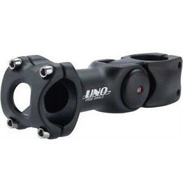 Kalloy Kalloy 820 Stem - 110mm, 31.8 Clamp, Adjustable, 1 1/8", Aluminum, Black