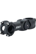 Kalloy Kalloy 820 Stem - 110mm, 25.4 Clamp, Adjustable, 1 1/8", Aluminum, Black