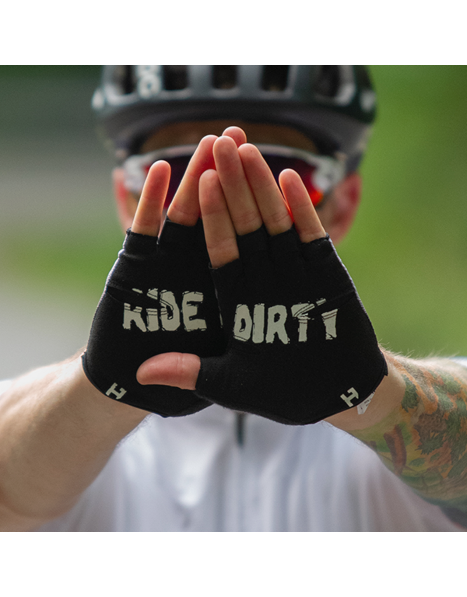 HandUp Handup Gloves- Shorties Prizm Large Black/White