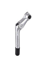 Zoom Zoom Quick Comfort Adjustable Stem - 90mm, 25.4 Clamp, Adjustable 80-150deg, 25.4-24tpi Quill, Aluminum, Silver