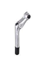Zoom Zoom Quick Comfort Adjustable Stem - 90mm, 25.4 Clamp, Adjustable 80-150deg, 22.2-24tpi Quill, Aluminum, Silver