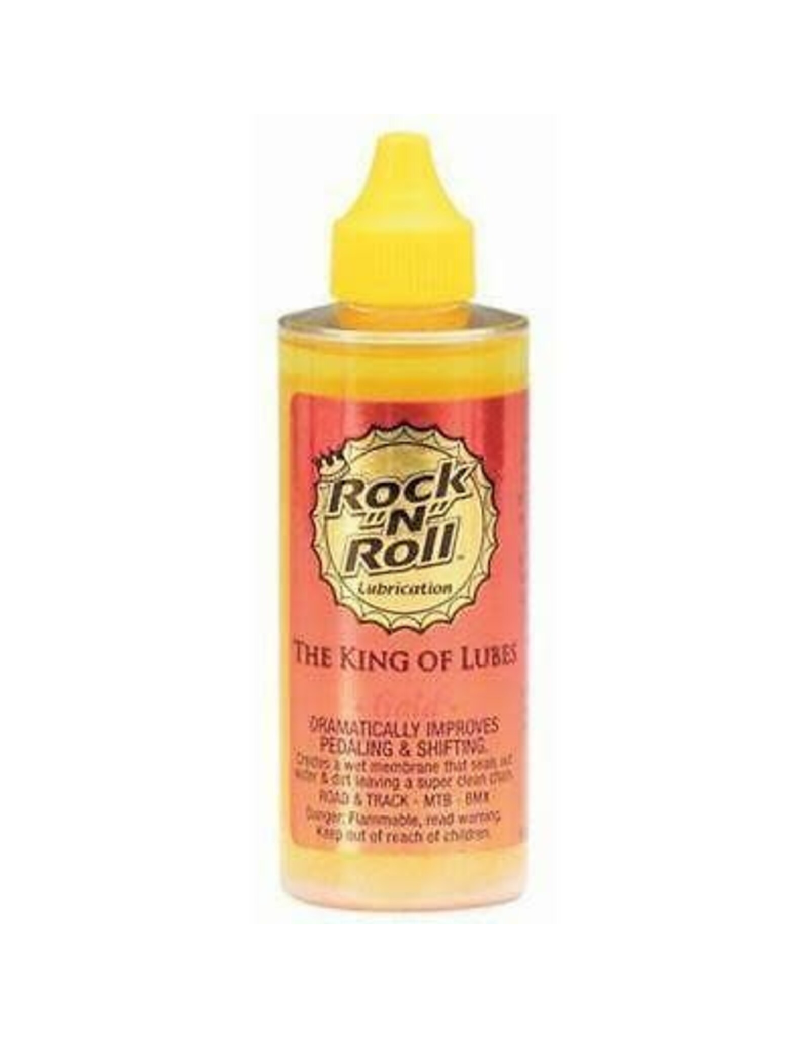 Rock-N-Roll Rock-N-Roll Gold Bike Chain Lube - 4 fl oz, Drip