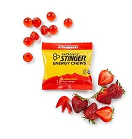 Honey Stinger Honey Stinger Organic Energy Chews: Strawberry, each