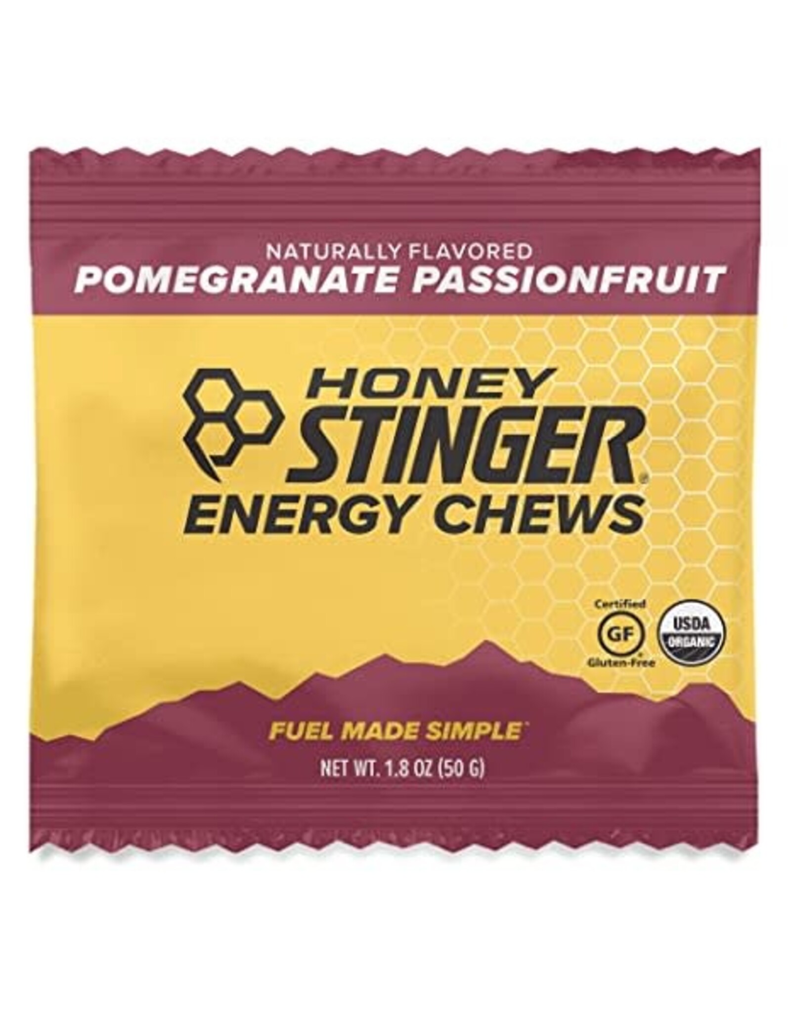 Honey Stinger Honey Stinger Organic Energy Chews: Pomegranate, Passion Fruit, each