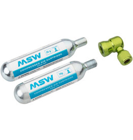 MSW MSW Windstream Twist 20 Kit with two 20g CO2 Cartridges