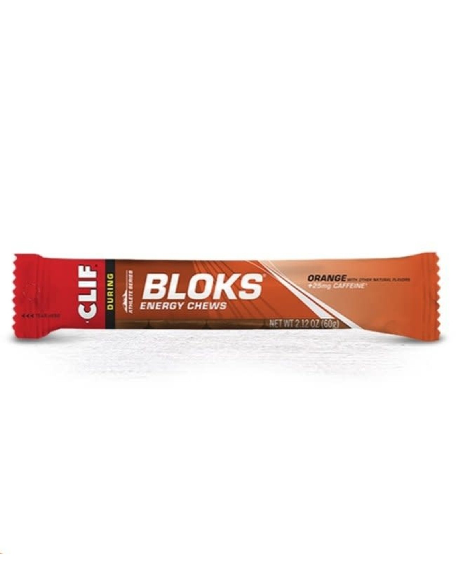 Clif Bar Clif Shot Bloks: Orange with 25mg Caffeine Box of 18