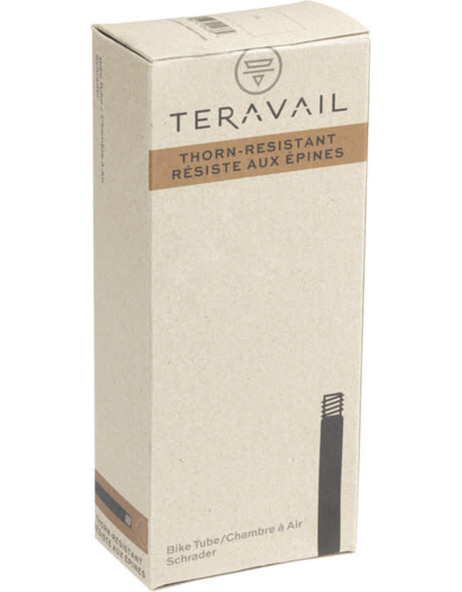 Q-Tubes Teravail Thorn-Resistant Tube - 26 x 2 - 2.4, 35mm Schrader Valve