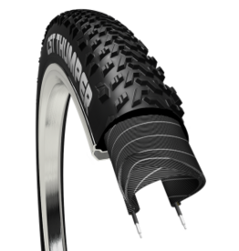CST CST Fringe Tire - 20 x 2.8, Clincher, Wire, Black