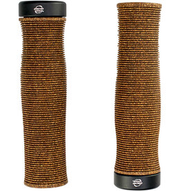 Planet Bike Planet Bike Happy Hands Duracork Grip - Lock-On, Brown