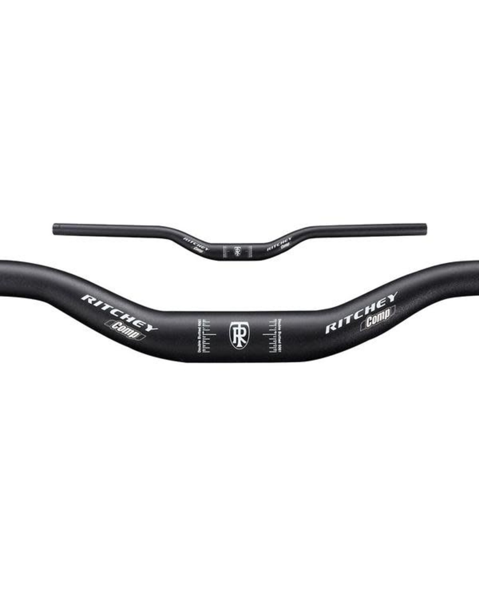 Ritchey Ritchey Comp SC Rizer Handlebar: 670mm, 30mm Rise, 9d Sweep, 25.4, BB Black