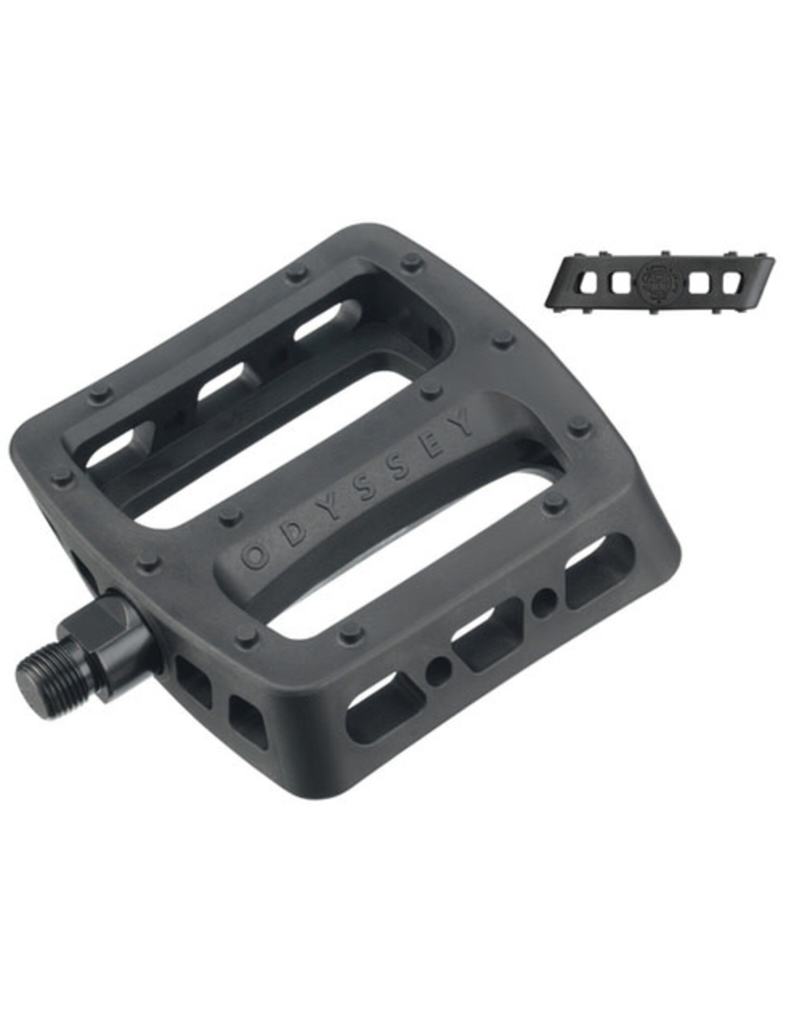 Odyssey Odyssey Twisted PC Pedals - Platform, Composite/Plastic, 1/2", Black