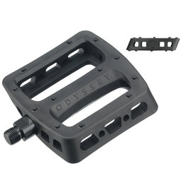 Odyssey Odyssey Twisted PC Pedals - Platform, Composite/Plastic, 1/2", Black
