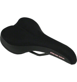 Planet Bike Planet Bike Comfort Gel Saddle - Steel, Black, Men's