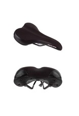 Planet Bike Planet Bike Comfort Gel Saddle - Steel, Black, Men's
