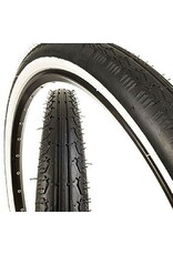 KENDA Kenda Cruiser K130 Tire - 26 x 2.125, Clincher, Wire, Black/White, 22tpi