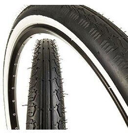 KENDA Kenda Cruiser K130 Tire - 26 x 2.125, Clincher, Wire, Black/White, 22tpi