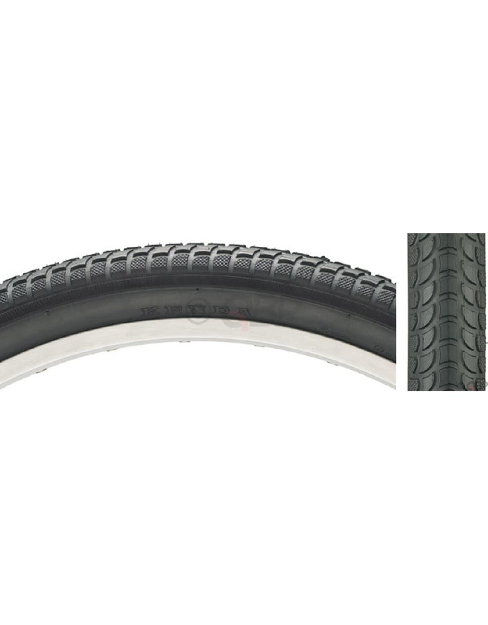 KENDA Kenda Cruiser K927 Tire - 26 x 2.125, Clincher, Wire, Black, 22tpi