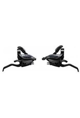 Shimano Shift Lever Shimano St-Ef500-2A 3X7 Speed V-Brake Black Set