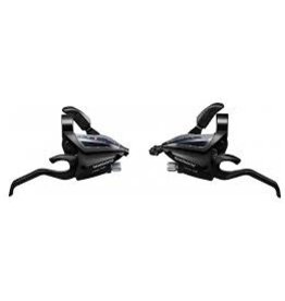 Shimano Shift Lever Shimano St-Ef500-2A 3X7 Speed V-Brake Black Set