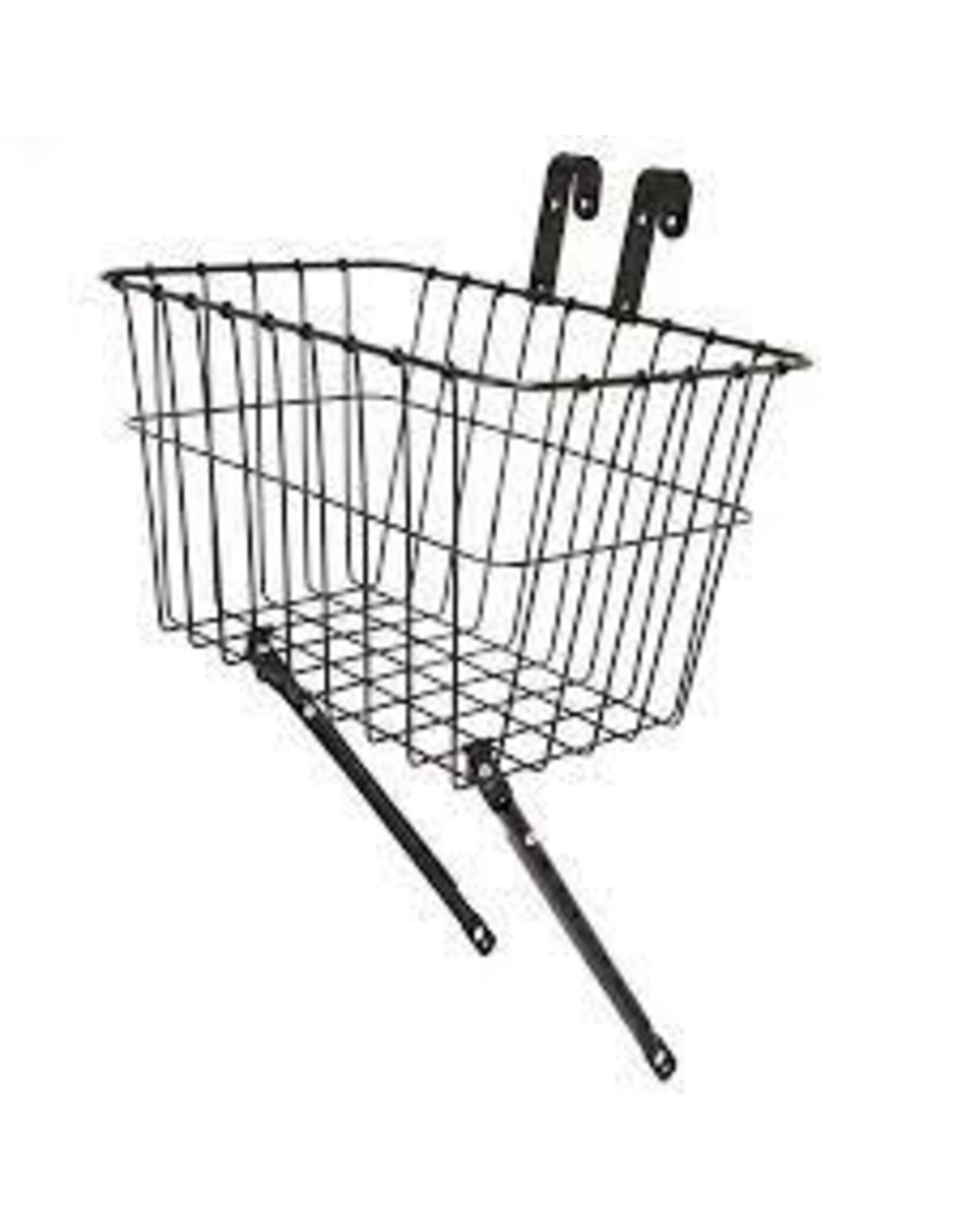 Wald Wald 198 Front Basket with Adjustable Leg: Gloss Black