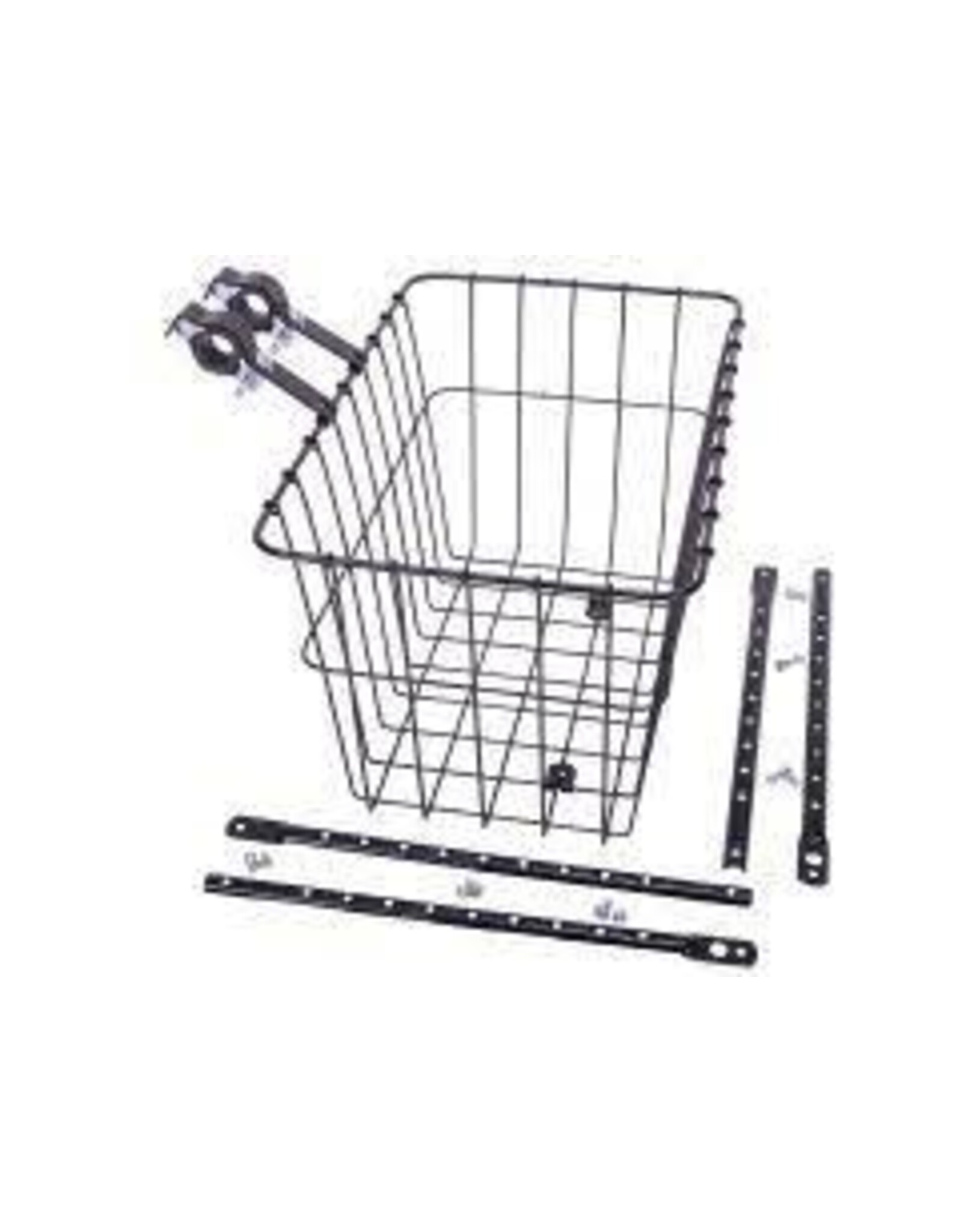 Wald Wald 198 Front Basket with Adjustable Leg: Gloss Black