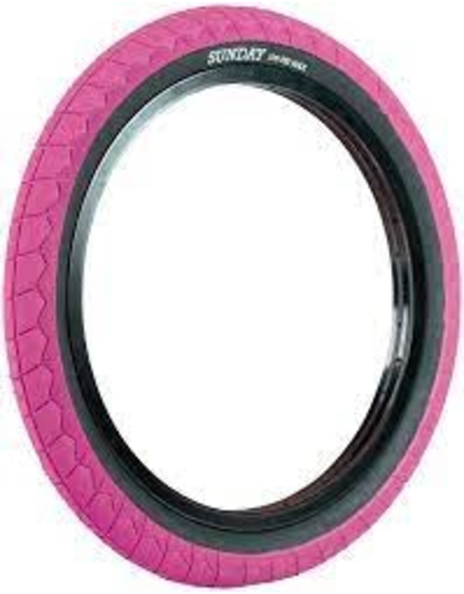 Sunday Sunday Current V2 Tire - 20 x 2.4, Hot Pink/Blk
