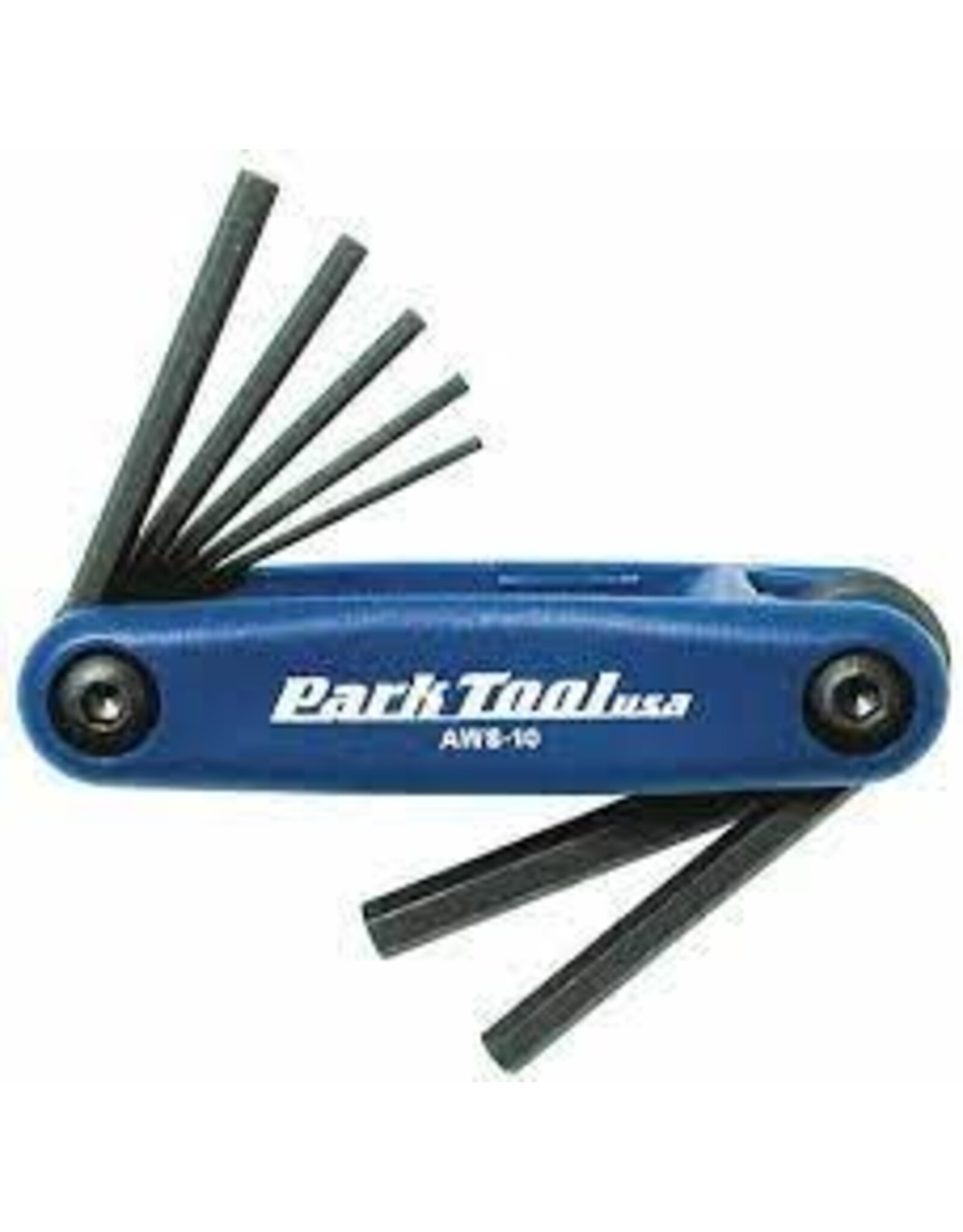 Park Tool Park AWS-10 Fold-up Hex Wrench Set:  1.5mm to 6mm
