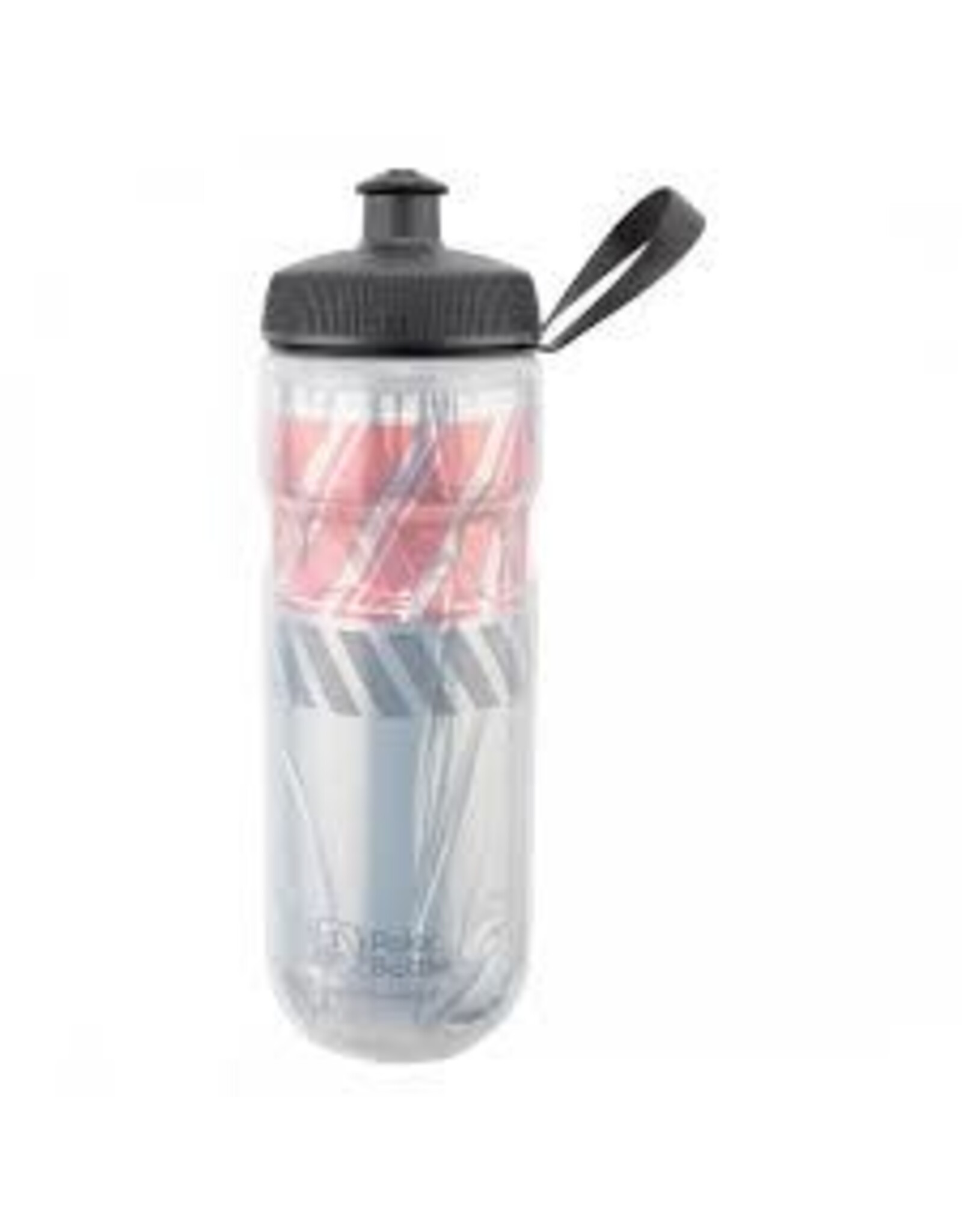 Polar Bottles Polar Bottles Sport Insulated Tempo Water Bottle - 20oz, Silver/Red