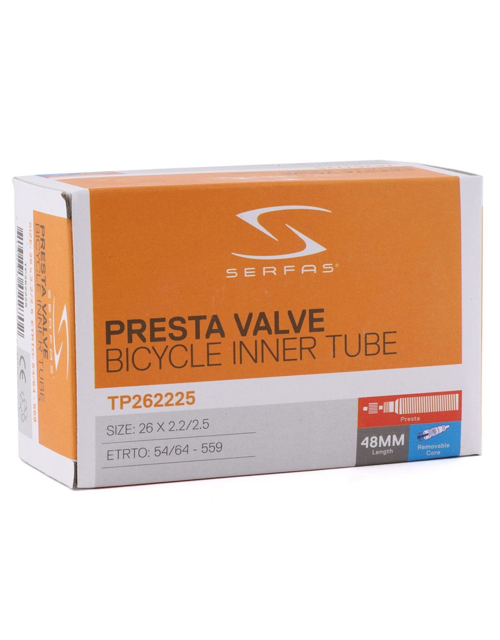SERFAS Serfas Tube 26x2.2/2.5 PRESTA 48mm