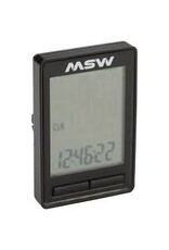 MSW MSW Miniac Wireless Bike Computer - Wireless, Black