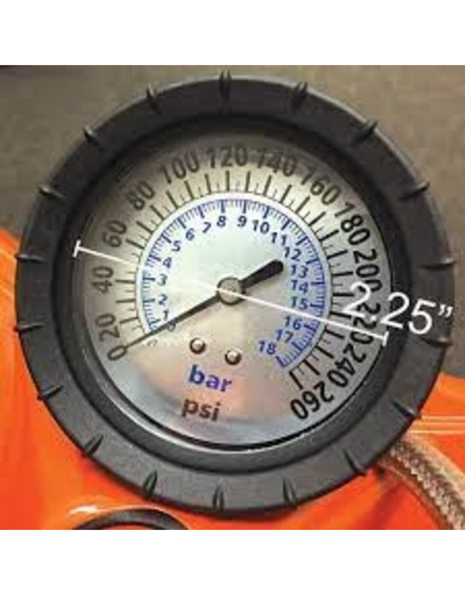 SERFAS FMP-500 FLOOR PUMP ORANGE