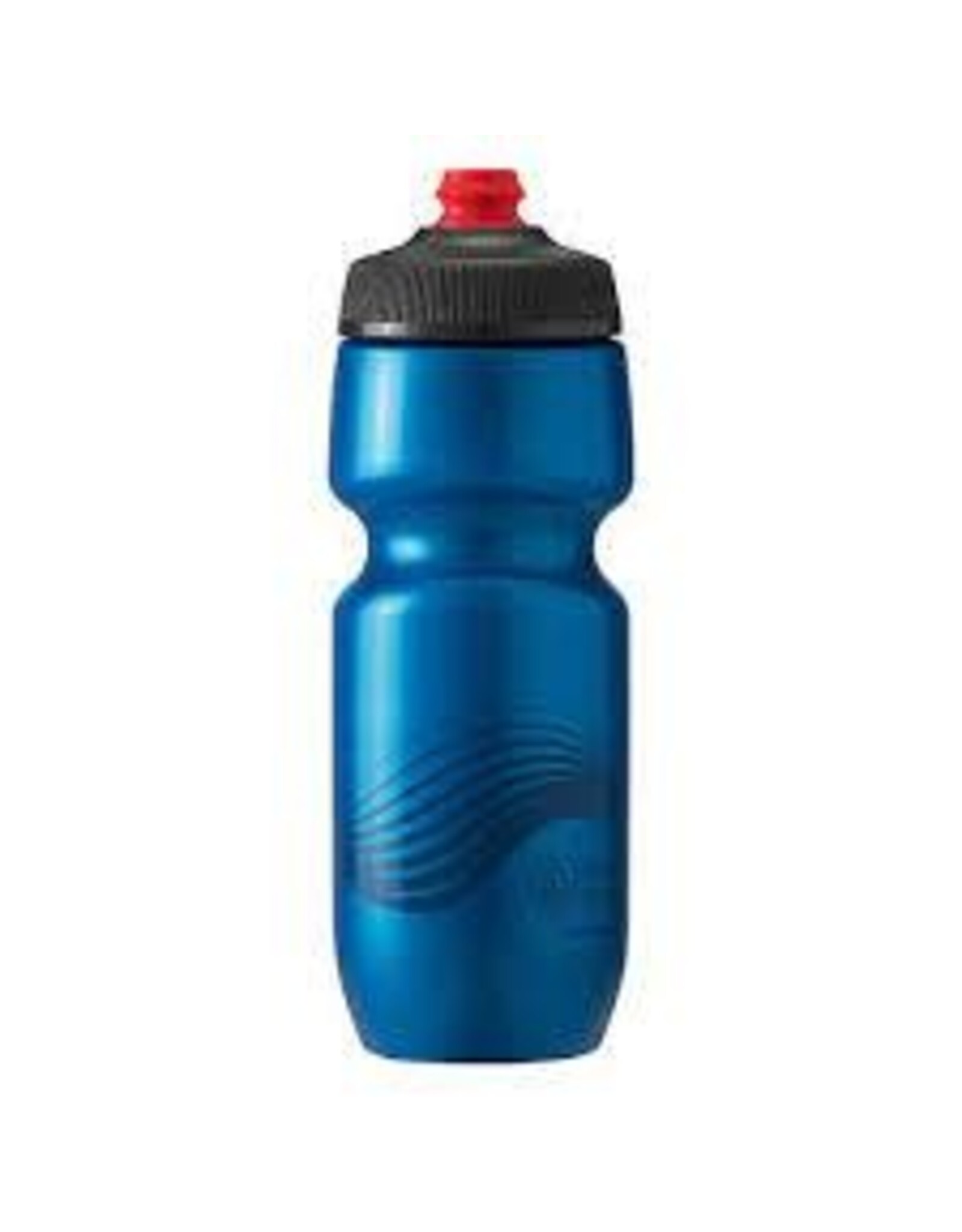 Polar Bottles Polar Bottles Breakaway Wave Water Bottle - 24oz, Deep Blue/Charcoal