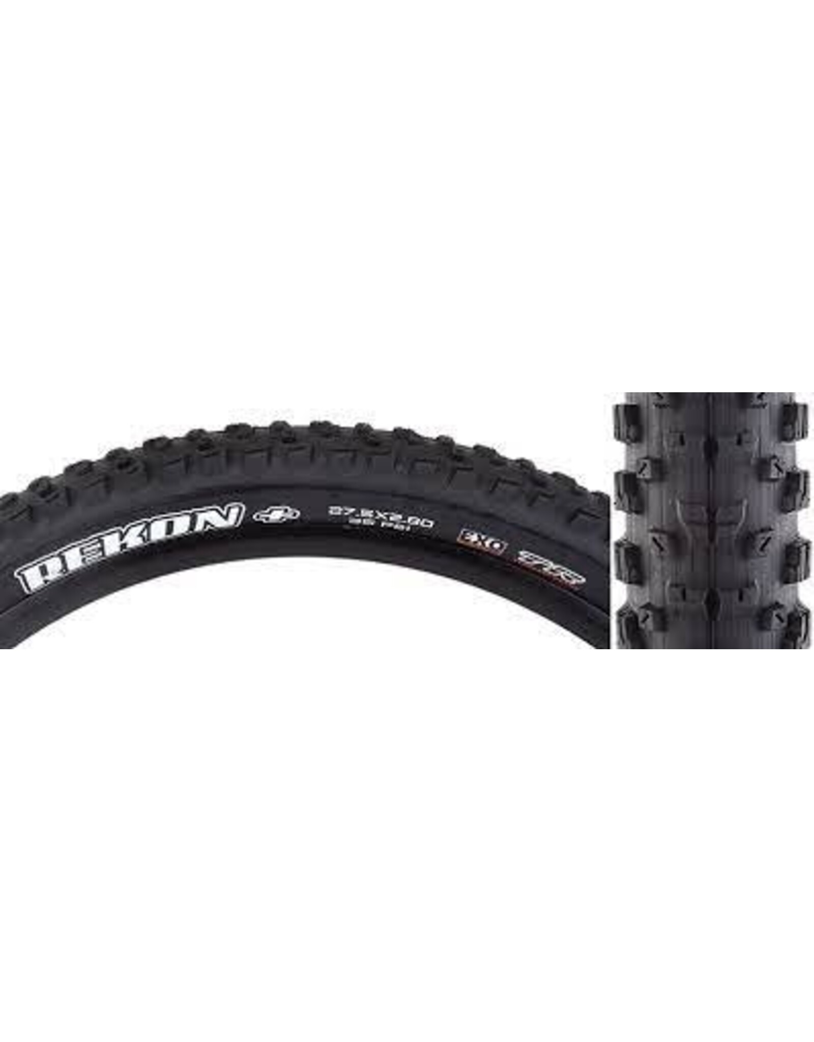 Maxxis Maxxis Rekon Plus Tire - 27.5 x 2.8, Tubeless, Folding, Black, Dual, EXO