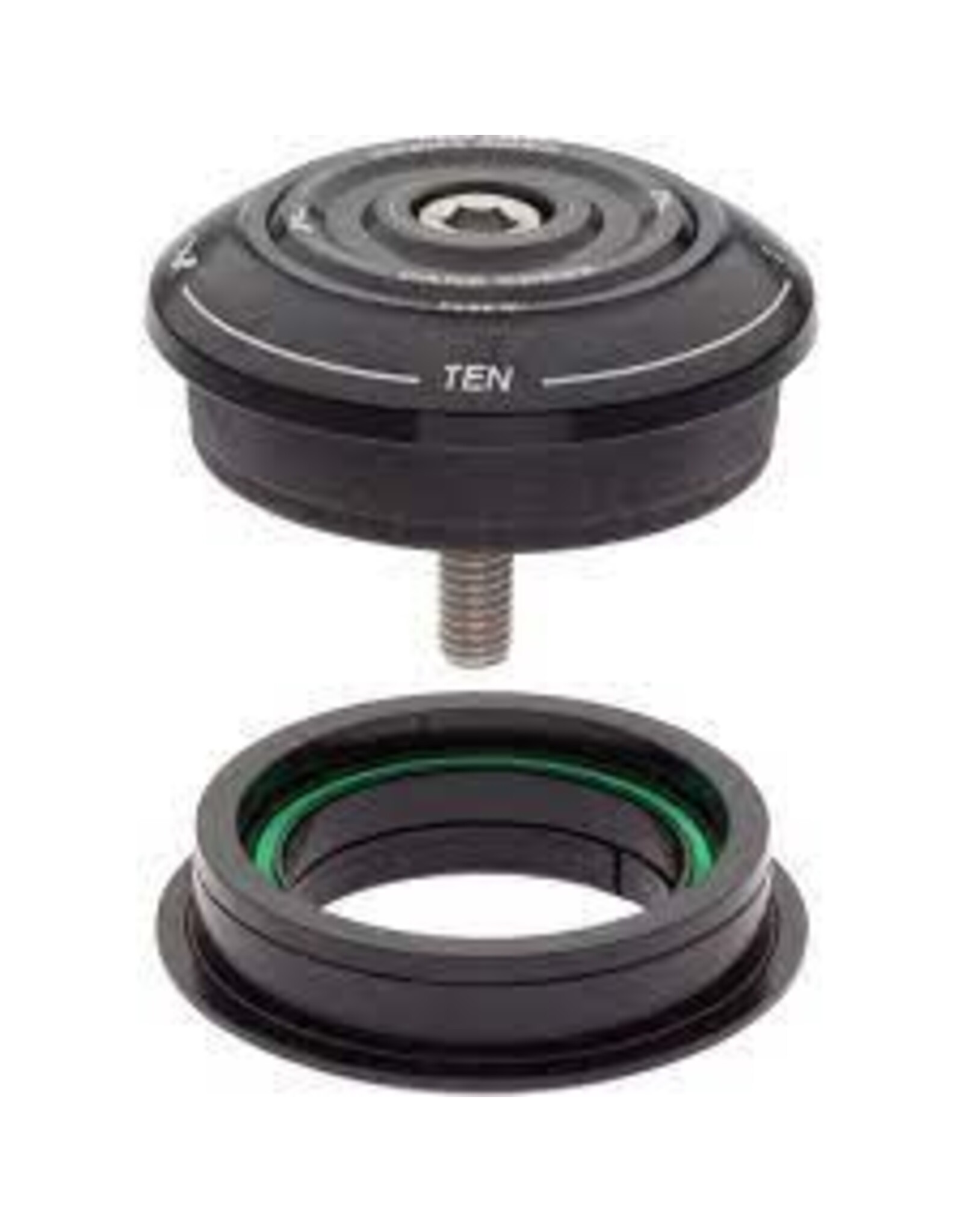Cane Creek Cane Creek 10 Series Complete Headset, ZS44/28.6mm Upper with Short Top Cover and ZS44/30.0mm Lower, Black