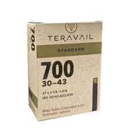 Teravail Teravail Standard Tube - 700 x 30 - 43mm, Schrader Valve