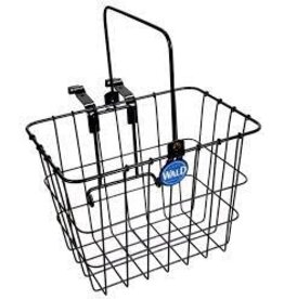 Wald Wald 3114 Front Quick Release Basket with Bolt-On Mount: Gloss Black