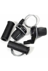 SRAM SRAM MRX Comp Shifter Set 8 Speed Rear Microfriction Front, Includes Stationary Grips