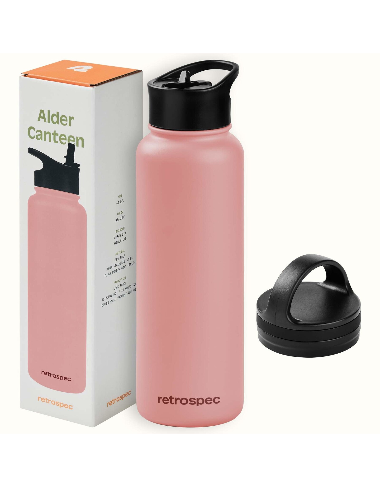 Retrospec Alder Canteen 40 oz- Melon