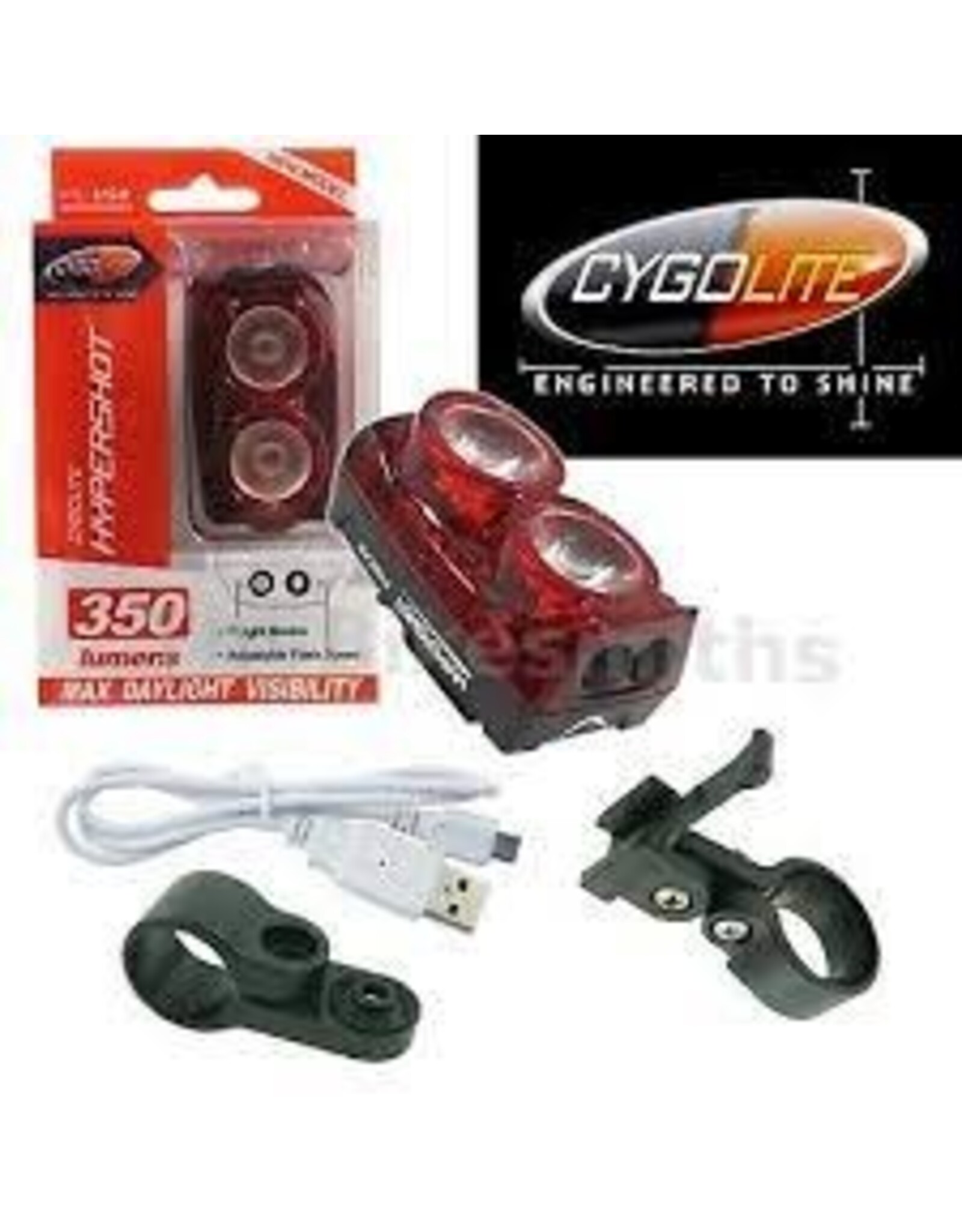 CygoLite Cygolite Hypershot 350 USB, Light, Rear