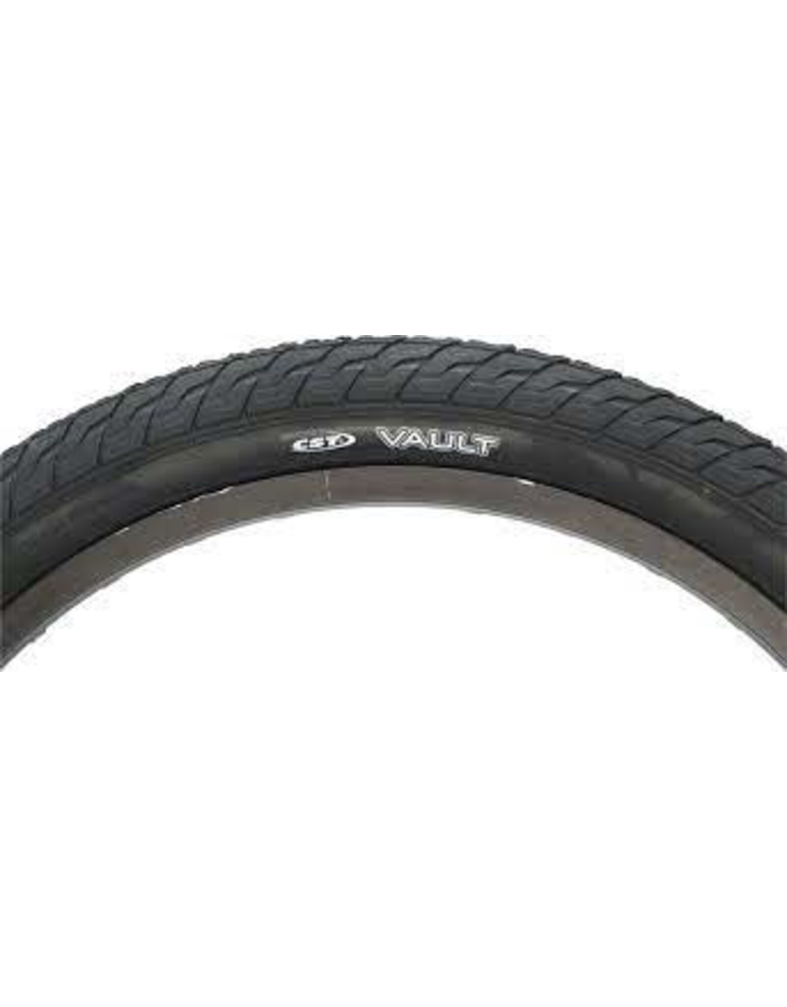 CST CST Vault Tire - 20 x 2.4, Clincher, Wire, Black, 60tpi