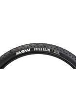MSW MSW Paper Trail Tire - 26 x 2.25, Wirebead, Black, 33tpi