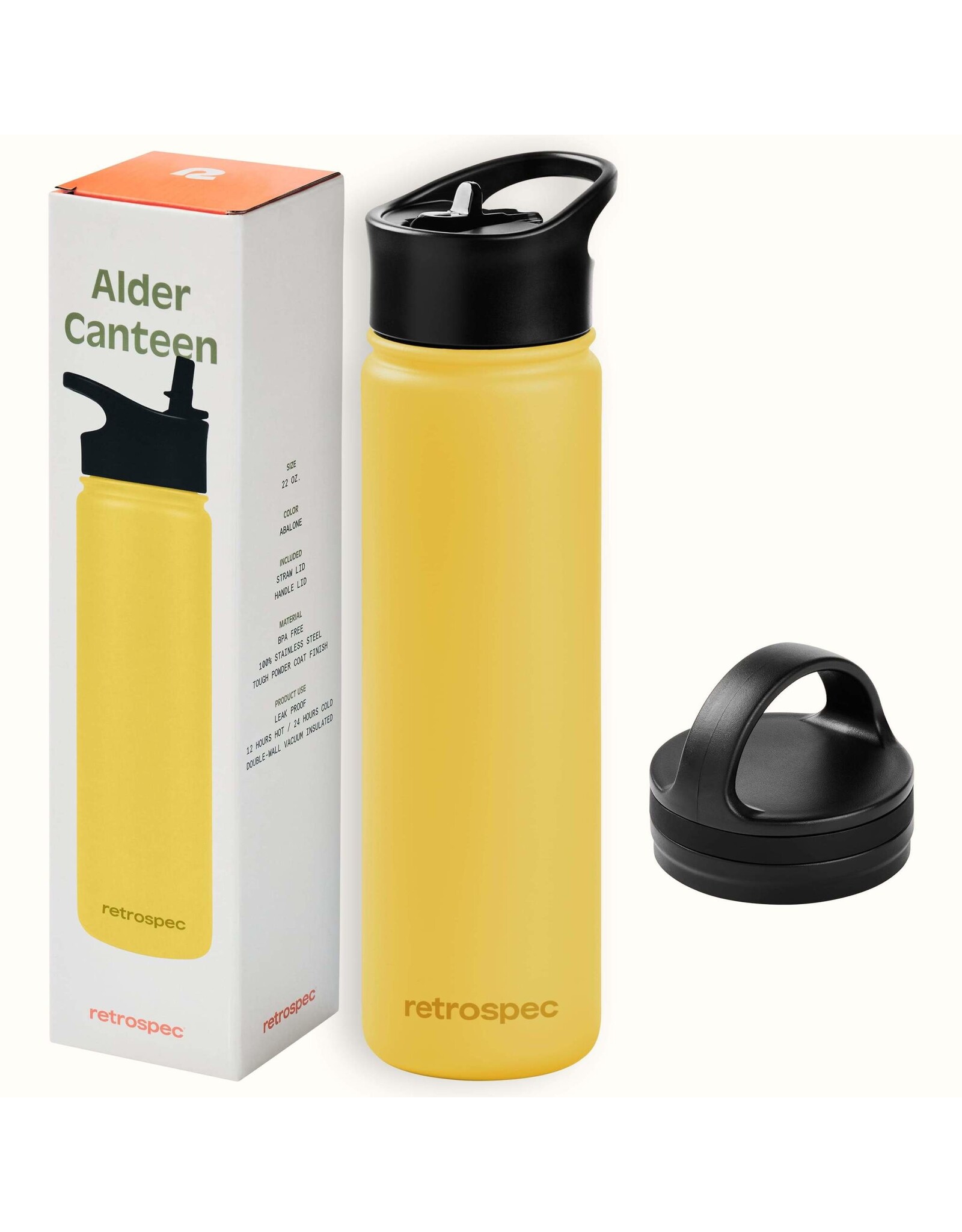 Retrospec Alder Canteen 22oz- Honey