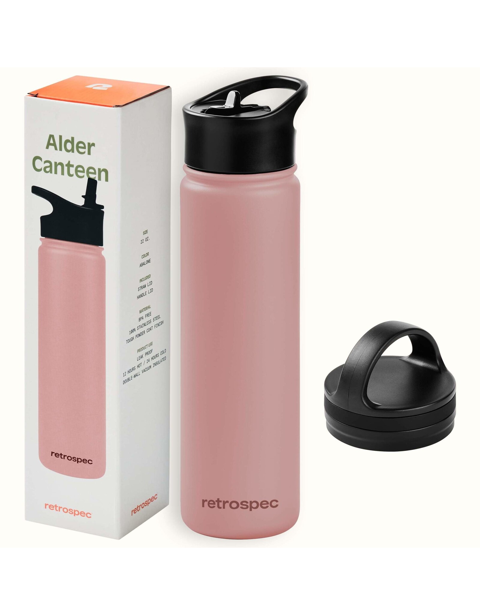 Retrospec Alder Canteen 22oz- Melon