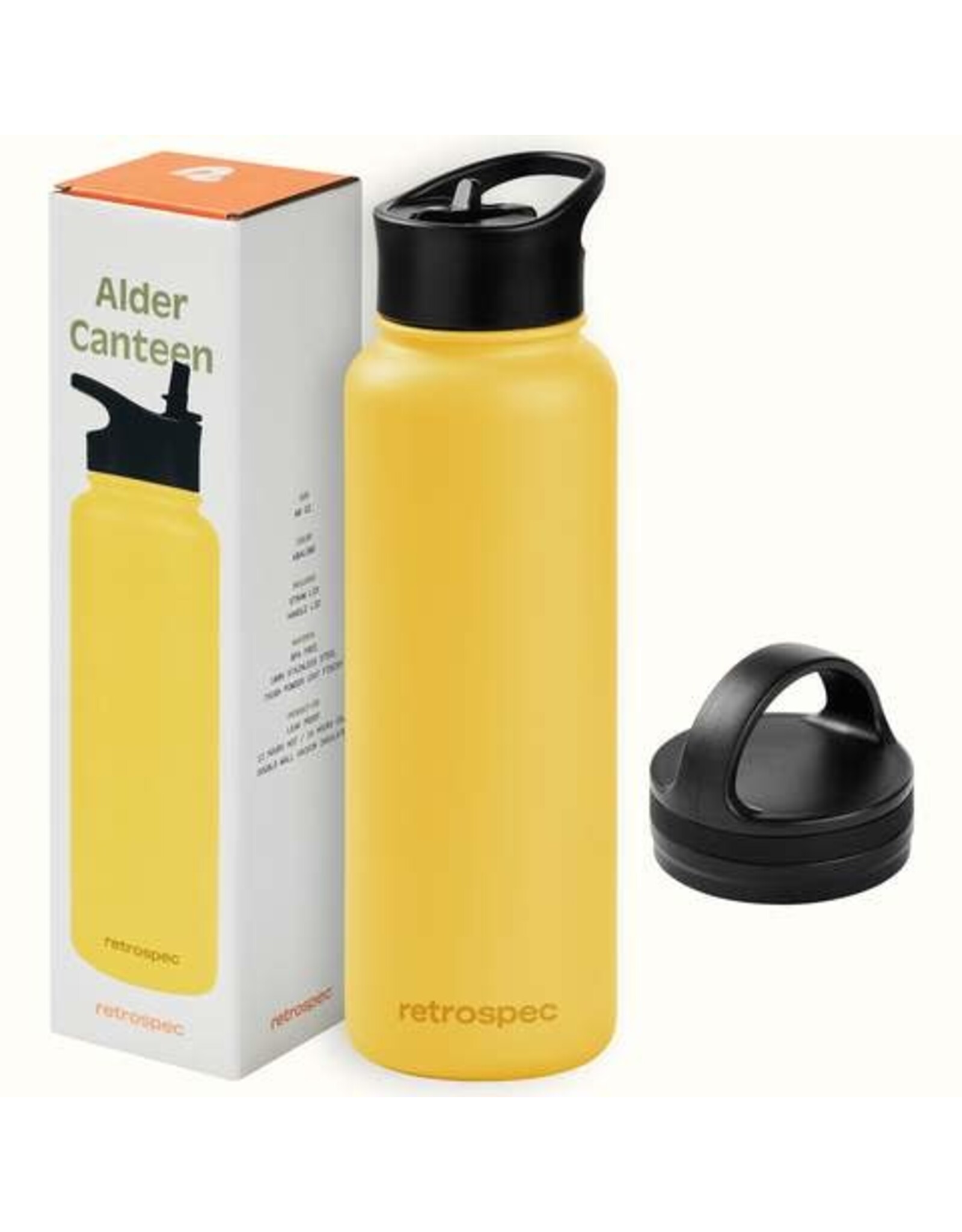 Retrospec Alder Canteen 40 oz- Honey