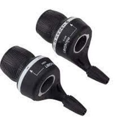 microSHIFT microSHIFT MS25 Twist Shifter Set, 8-Speed, Triple, Shimano Compatible